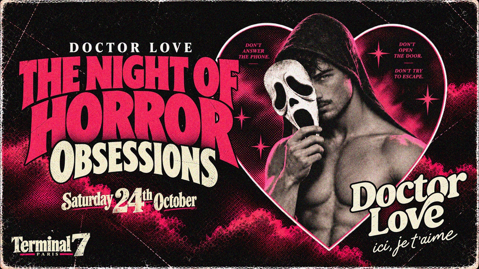 DOCTOR LOVE — The Night of Horror - Obsessions — Paris